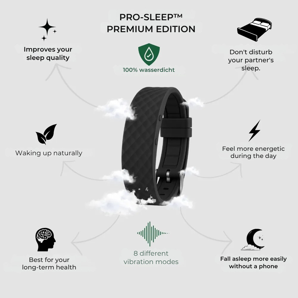 Silent Vibration Alarm Clock | Quiet Wake-up | Adjustable Intensity