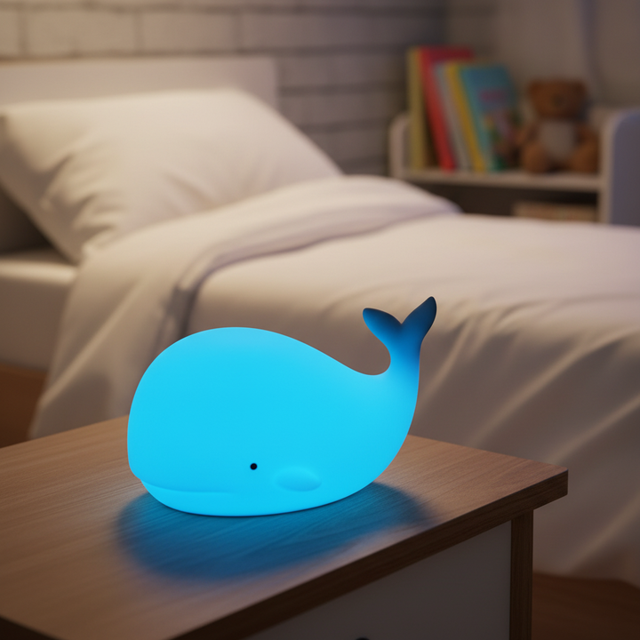 Soft Silicone Night Light – GlowWhale