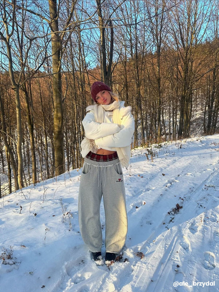 Wide-Leg Comfy Joggers - Janine