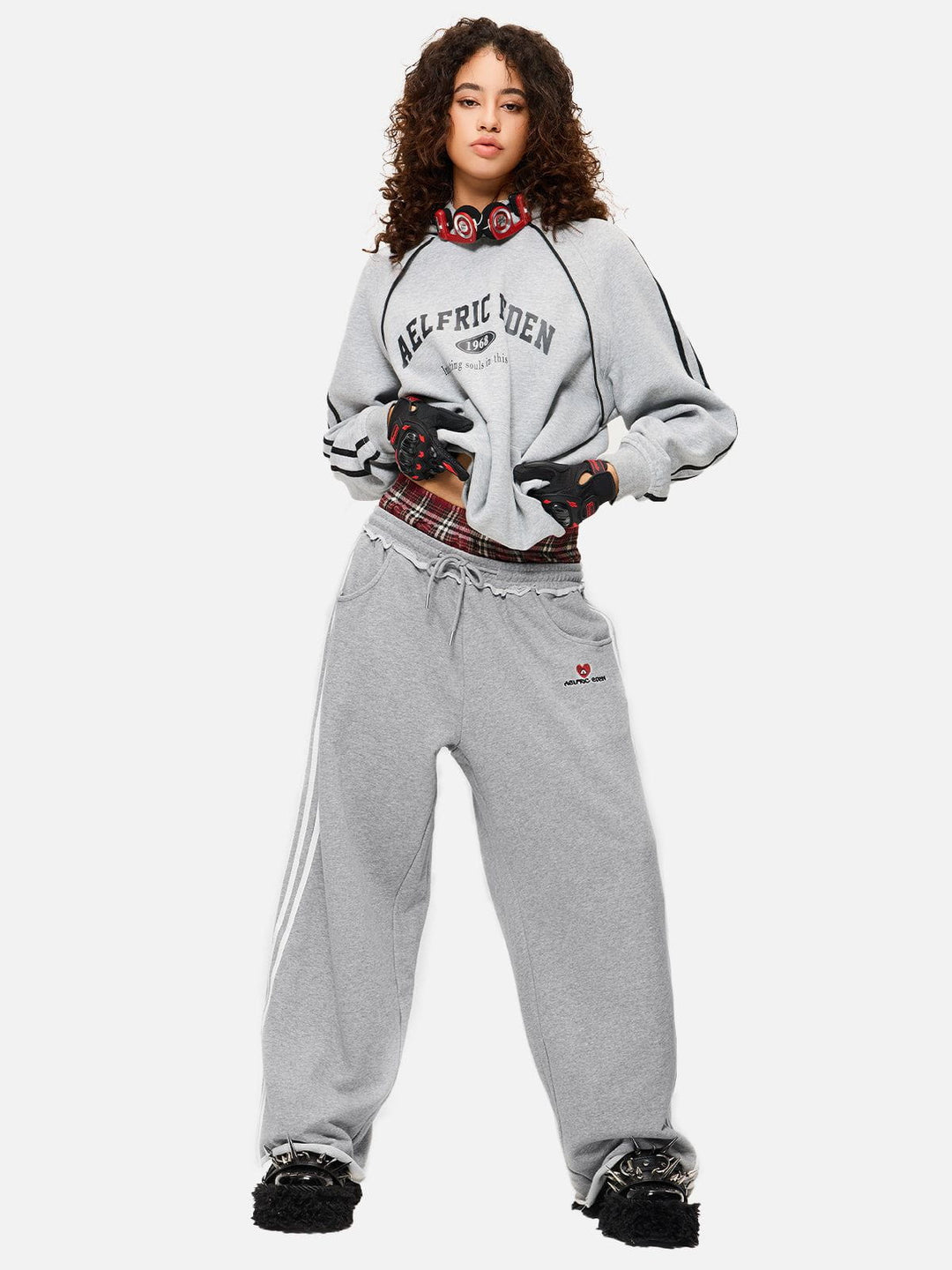 Wide-Leg Comfy Joggers - Janine