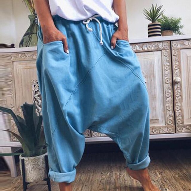 Trendy Men's Bohemian Harem Trousers - Luca