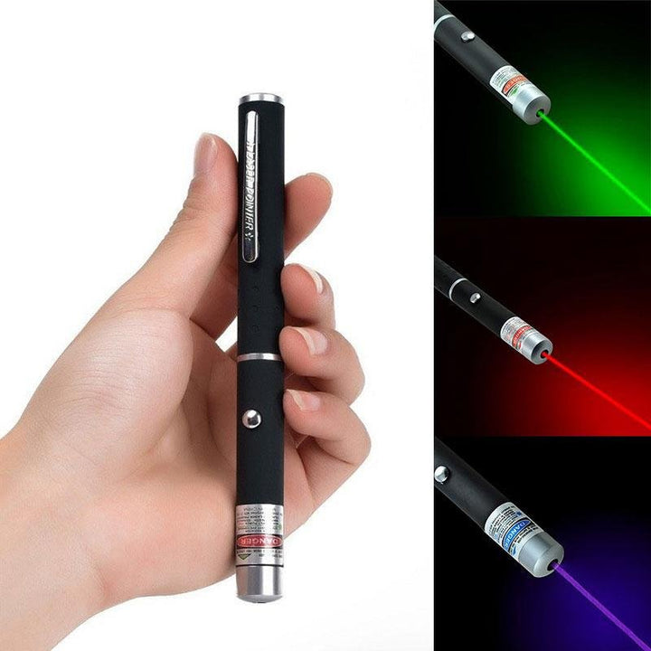 High-Performance Multi-Colour Laser Pointer – Red, Green, Blue-Violet
