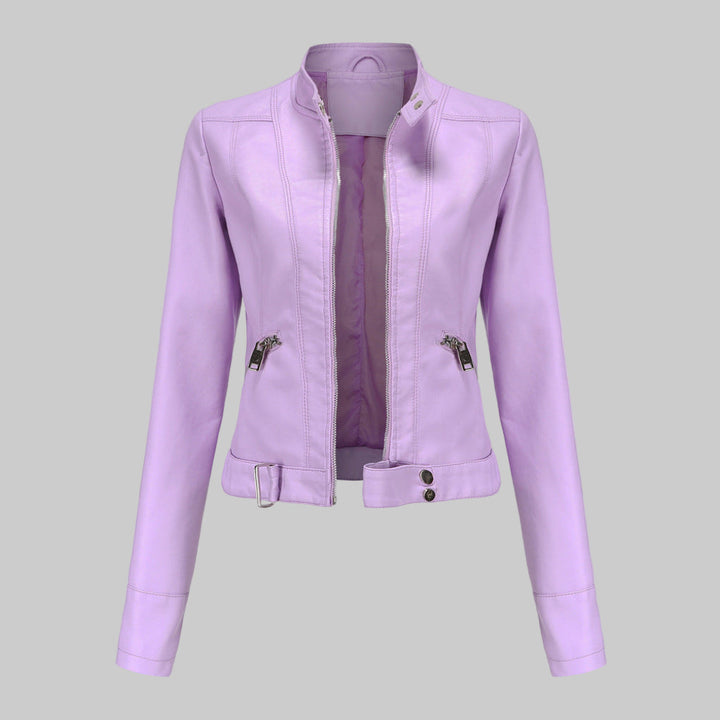 Women’s Leather Jacket – Elegant Outerwear Statement