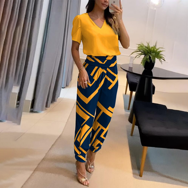 Tabea – Printed Two-Piece Set for Women