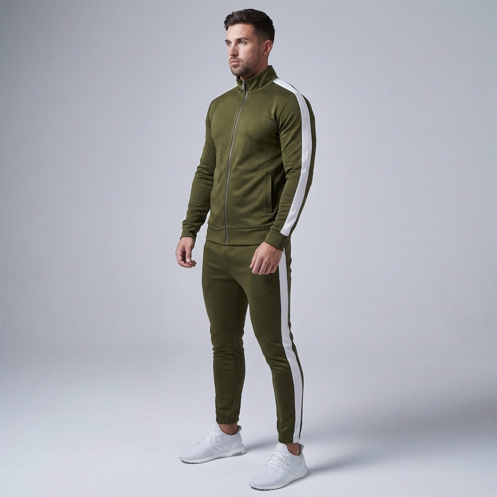Two-Piece Polyester Tracksuit Set - Austin