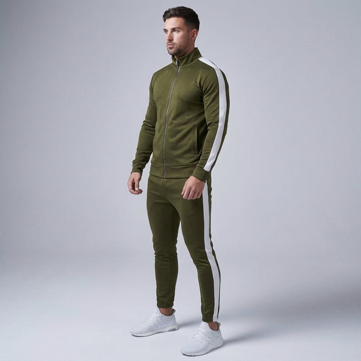 Two-Piece Polyester Tracksuit Set - Austin