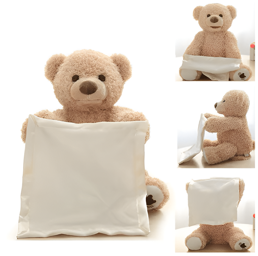 Interactive Plush Teddy Bear with Voice Phrases and Moving Arms, 30 cm
