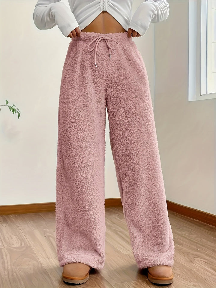 Women's Soft Teddy Sherpa Lounge Trousers – Noémie