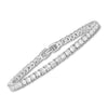 Elegant white gold tennis bracelet with refined shine