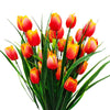 Set of 6 Artificial Tulip Bunches – UV-Resistant and Realistic for Garden and Indoor Decoration