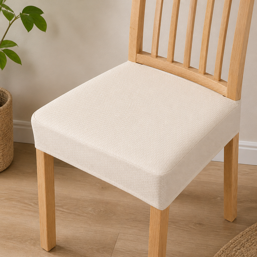 Waterproof Stretch Woven Chair Covers, Non-Slip Jacquard Polyester
