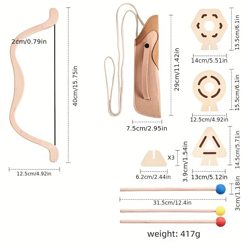 Bow and Arrow Set for Young Archers – Educational and Fun Toy