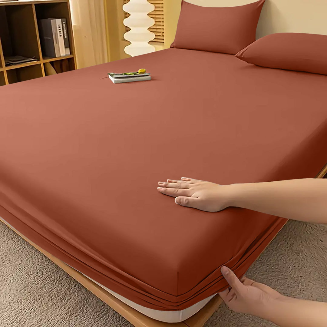 Extra Deep Fitted Bed Sheet – Wrinkle-Resistant All Season Bedding