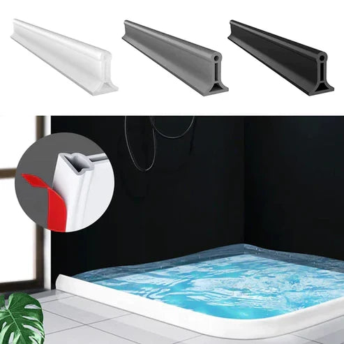 AquaBarrier Silicone Water Stopper | Premium Waterproof Strip for Bathrooms and Showers