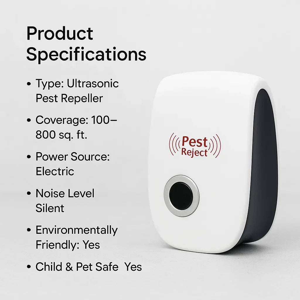 Ultrasonic Squirrel Repellent Device - Effective Pest Control to Keep Squirrels Away in 48 Hours for Gardens and Yards