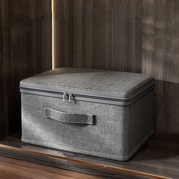 Storage Box with Fabric Lid | Foldable and Compact | Faltiva