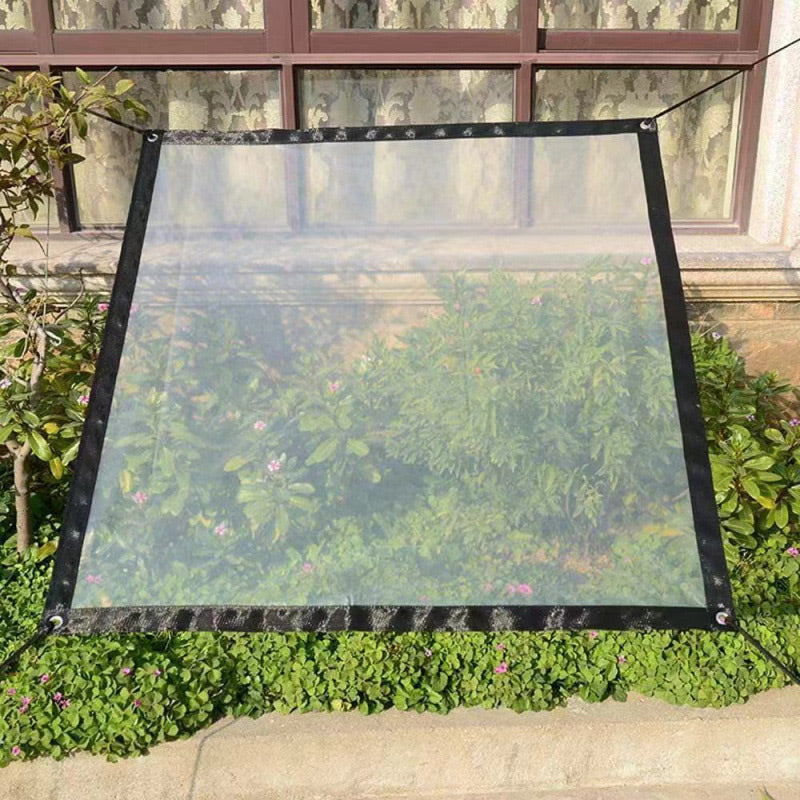 Clear Weatherproof Tarpaulin for Garden, Patio and Outdoor Areas