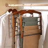 Five-Tier Trouser Hanger Compact Closet Storage Solution