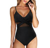 Mesh Plunge Push-Up Swimsuit – Nora