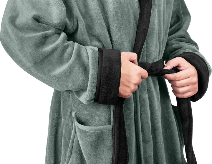 Men's Lightweight Fleece Summer Dressing Gown – Harry