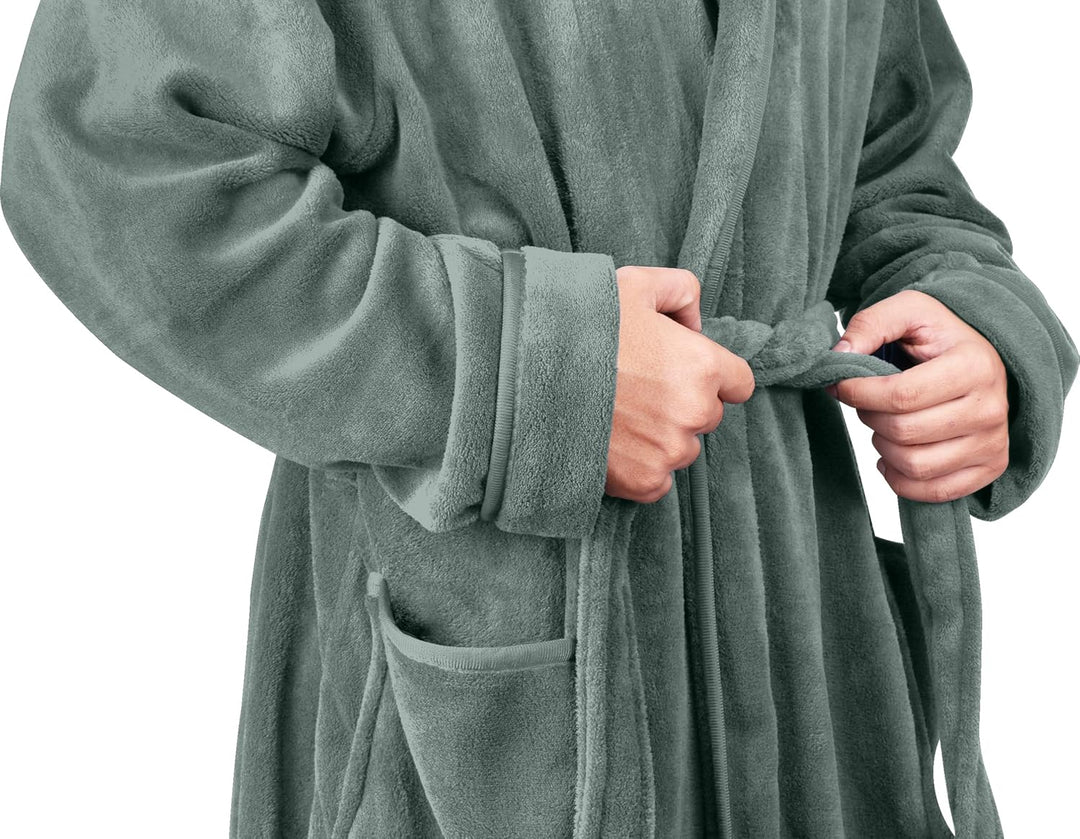 Men's Lightweight Fleece Summer Dressing Gown – Harry