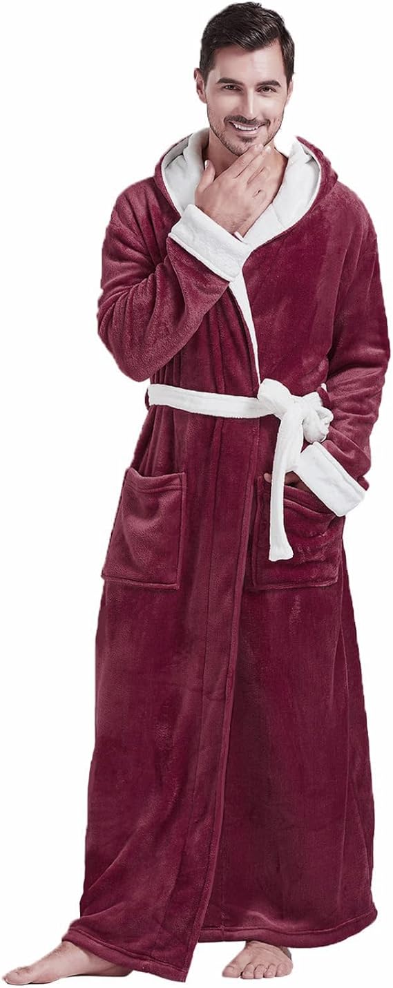Men's Lightweight Fleece Summer Dressing Gown – James