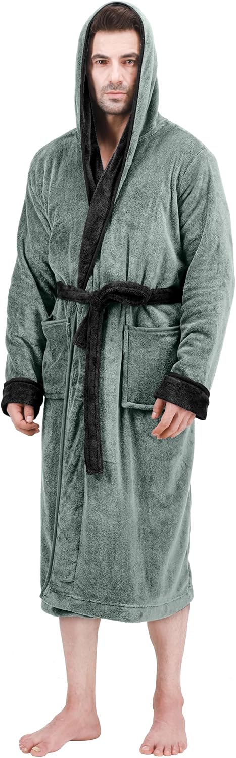 Men's Lightweight Fleece Summer Dressing Gown – Harry