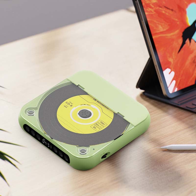 Portable Bluetooth CD Player with Hi-Fi Sound – 4 Colours