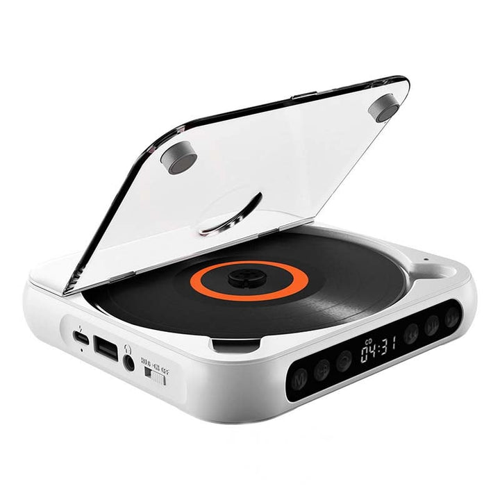Portable Bluetooth CD Player with Hi-Fi Sound – 4 Colours