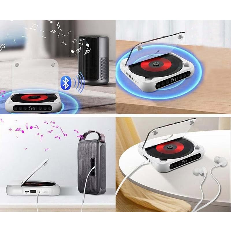 Portable CD Player - Bluetooth | Hi-Fi Audio | Various Colours