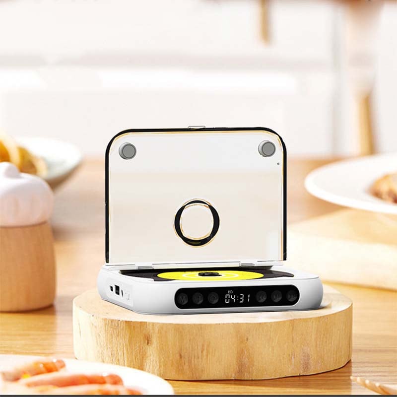 Portable Bluetooth CD Player with Hi-Fi Sound – 4 Colours
