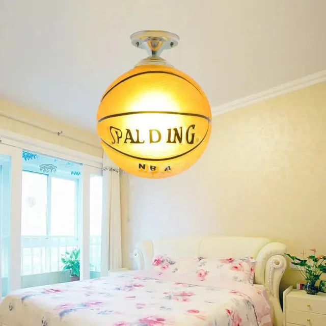 Playful Football Ceiling Light – GoalBright