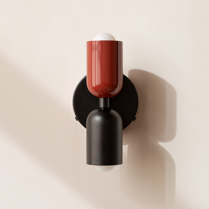 Wall Sconce Lighting with Adjustable Double Heads and Vintage Design