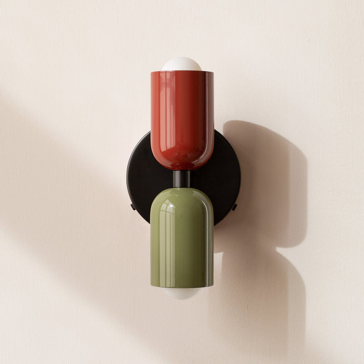 Wall Sconce Lighting with Adjustable Double Heads and Vintage Design