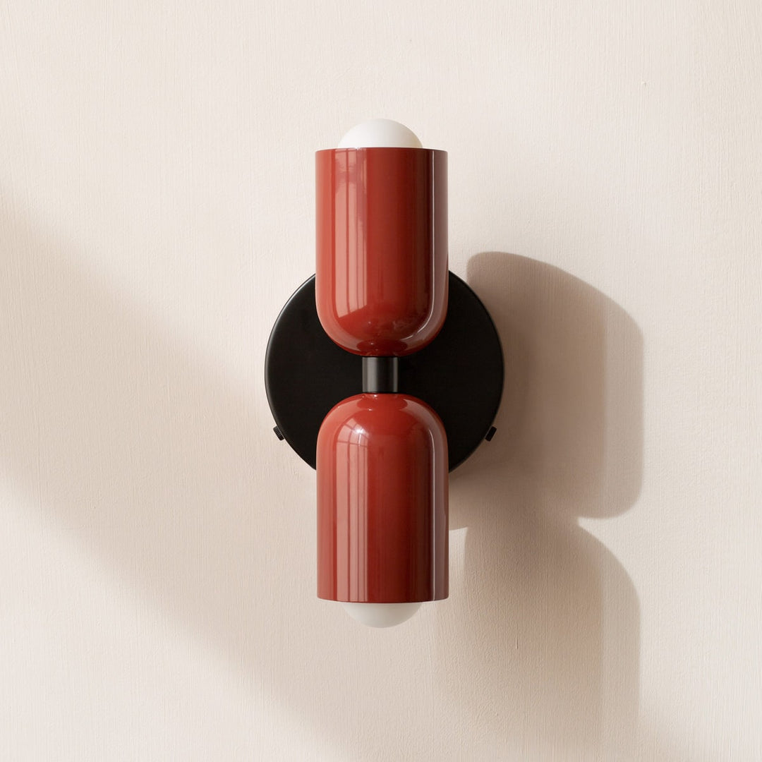 Wall Sconce Lighting with Adjustable Double Heads and Vintage Design