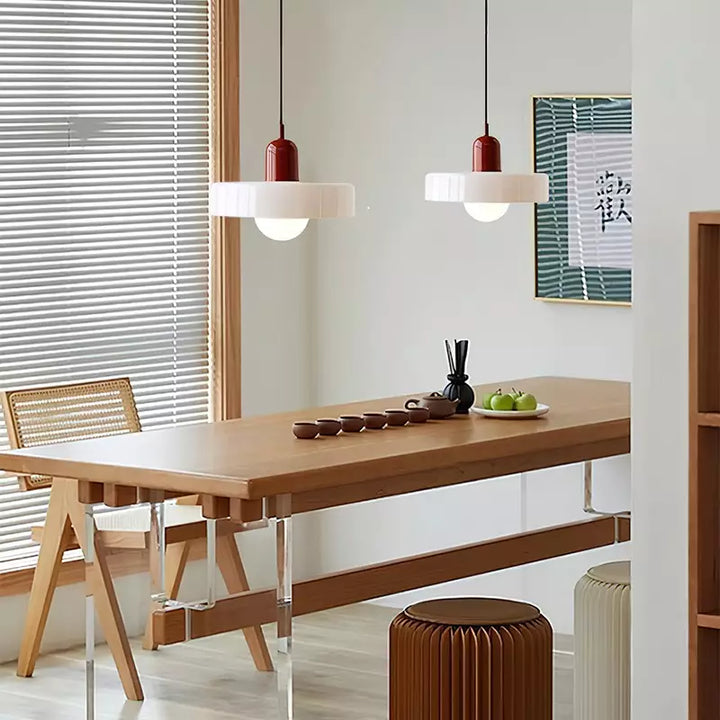 Colourful Bauhaus-Style Pendant Lamp - StiloGlas
