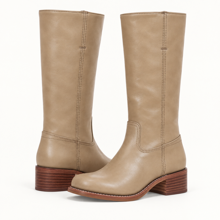 Women's Leather Boots – Exclusive, Luxurious, High-Quality Leather, Casual for Home and Outdoors