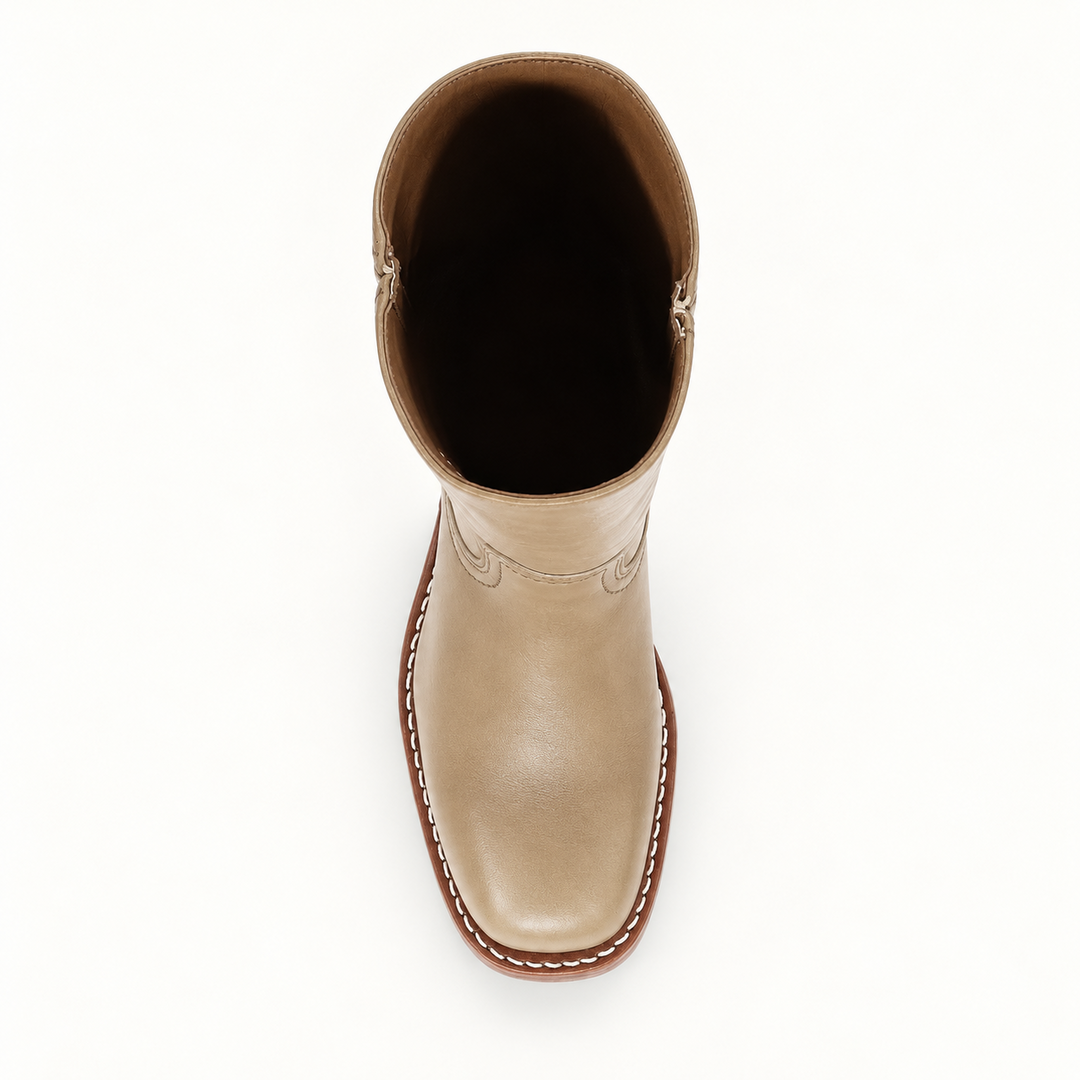 Women's Leather Boots – Exclusive, Luxurious, High-Quality Leather, Casual for Home and Outdoors