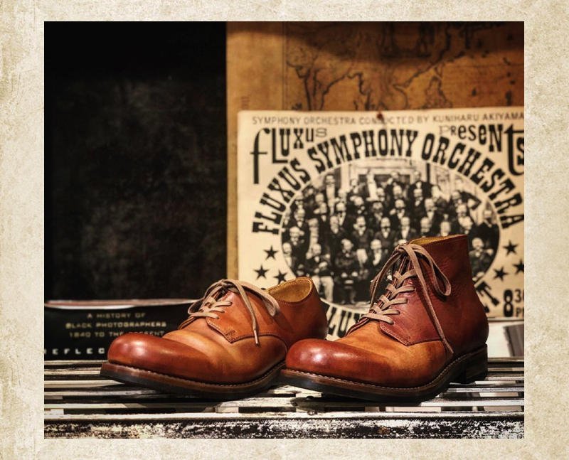 Men's Retro Leather Lace-Up Boots with Non-Slip Sole