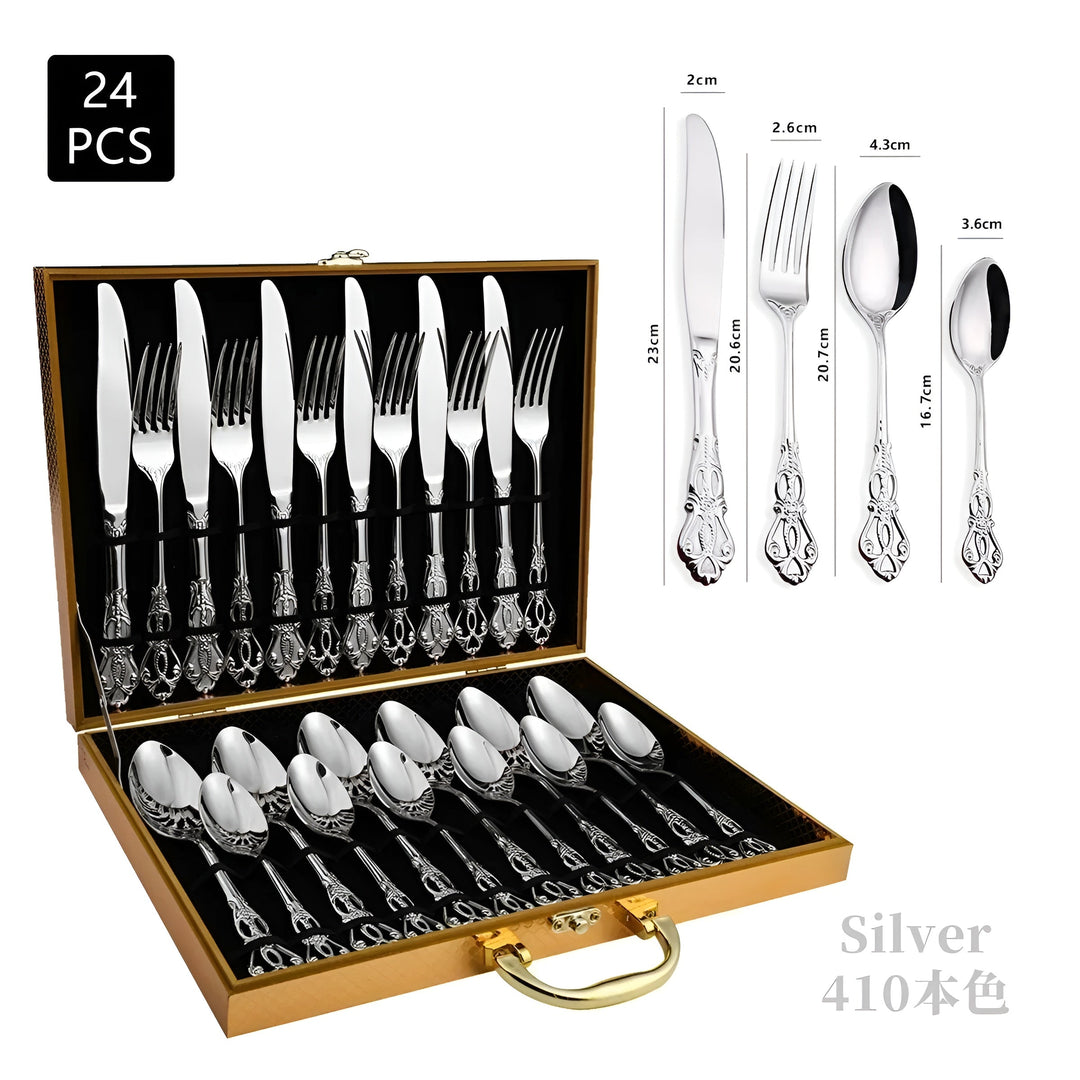 Luxury 24-Piece Cutlery Set – RoyalCutlery