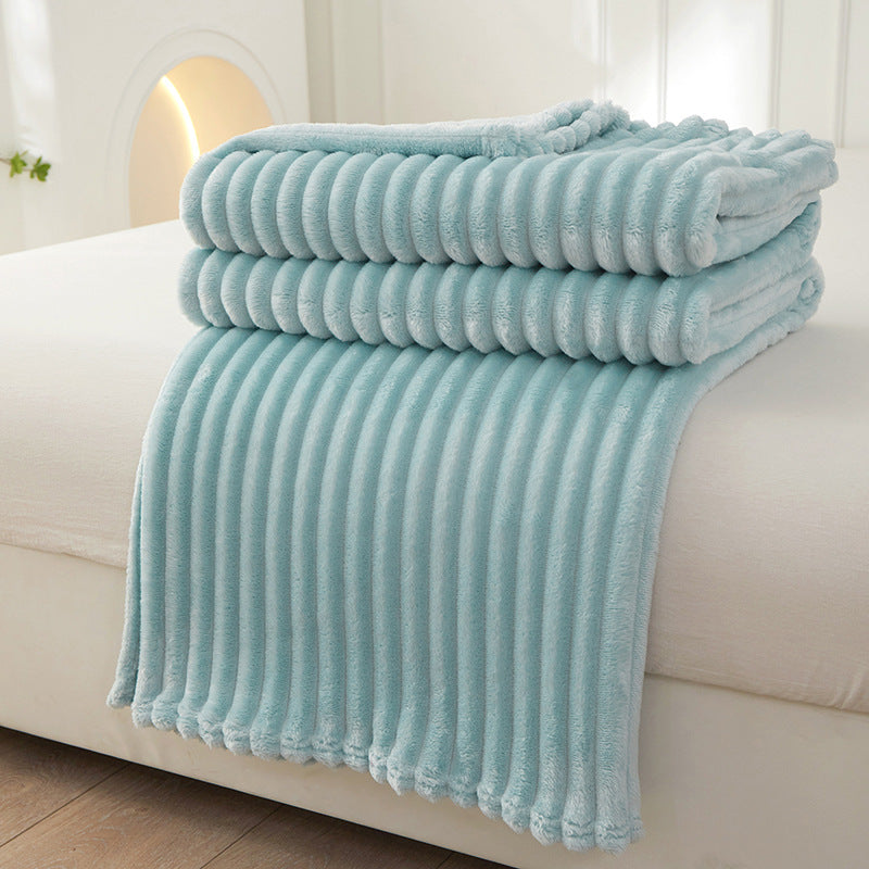 Chunky Knit Textured Throw for Sofa or Bed | Large