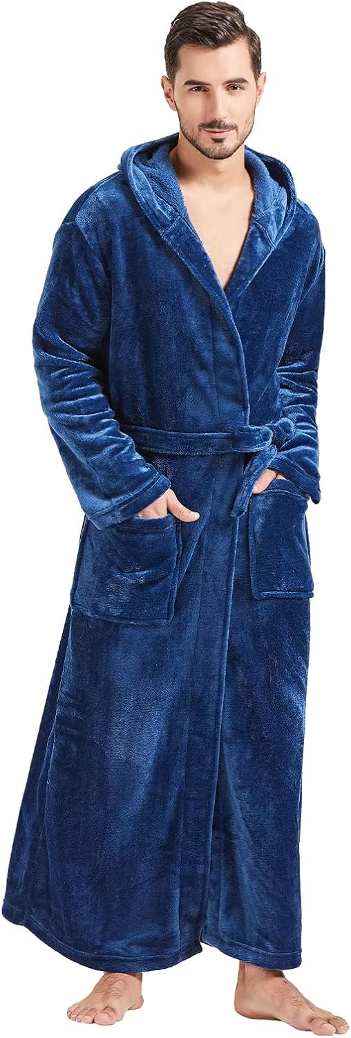 Men's Lightweight Fleece Summer Dressing Gown – James