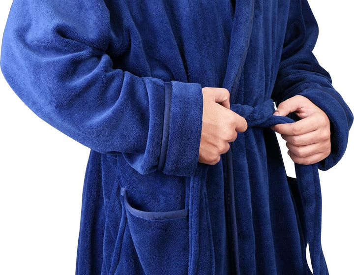 Men's Lightweight Fleece Summer Dressing Gown – Harry