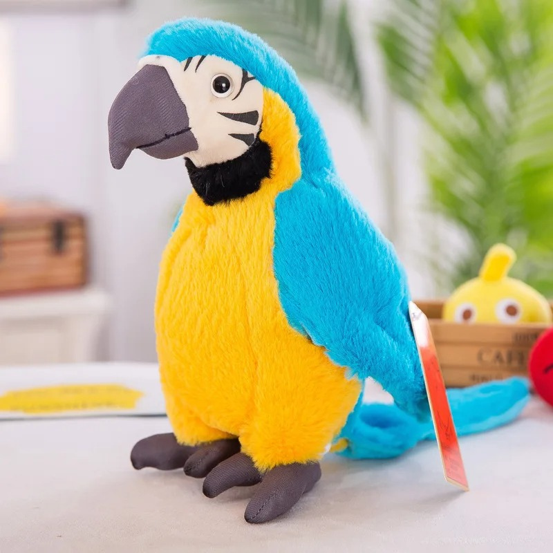 The Chattering Parrot Plush Toy - Squawkie