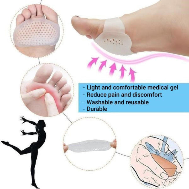 Breathable Metatarsal Pads - Set of 2 zaxx