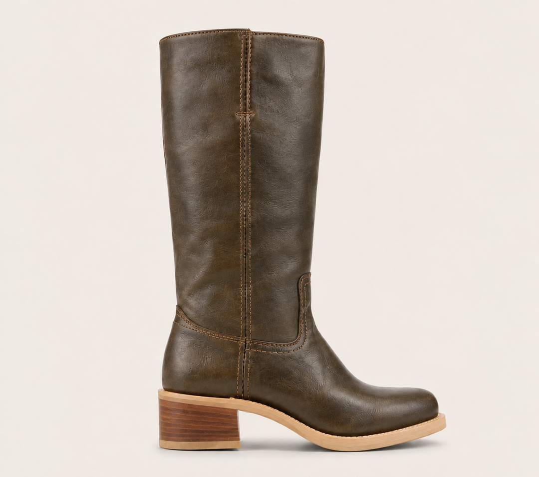 Women's Leather Boots – Exclusive, Luxurious, High-Quality Leather, Casual for Home and Outdoors