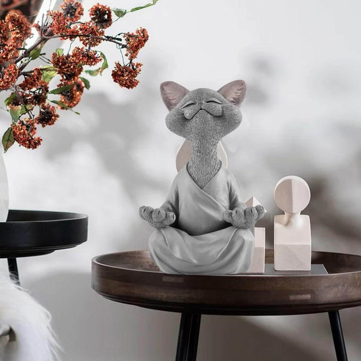 Buddha Cat Figurine
