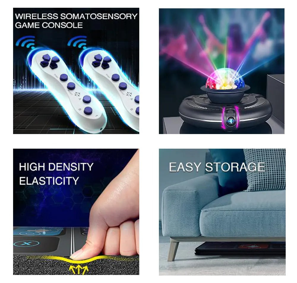 DanceMaster Interactive Dance Mat – Fitness and Fun for the Whole Family