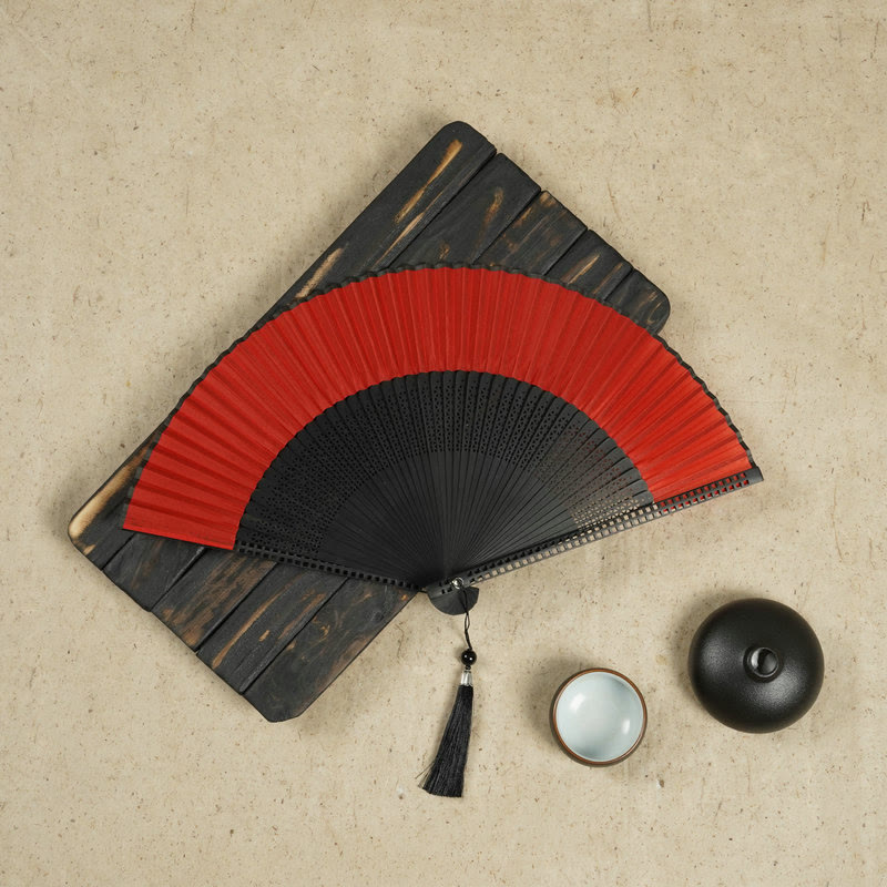 Bamboo Silk Fan