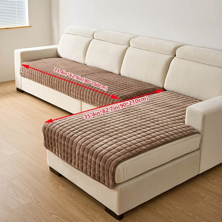 Elegant Quilted Sofa Cover – Comfort and Protection